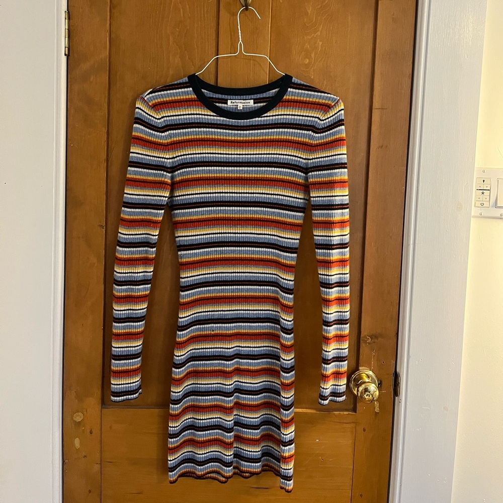 NOT AVAILABLE Réformation Leone cashmere mini dress - Picture 4 of 4